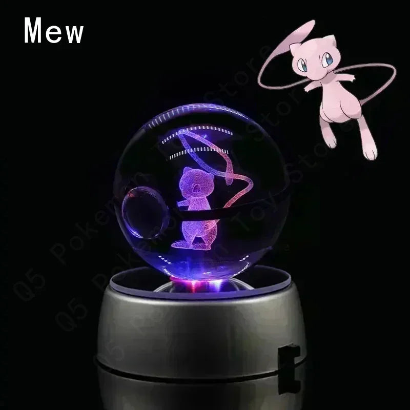 3D Pokemon Crystal Ball 7CM//5CM