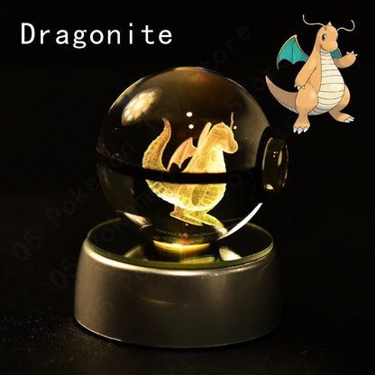 3D Pokemon Crystal Ball 7CM//5CM