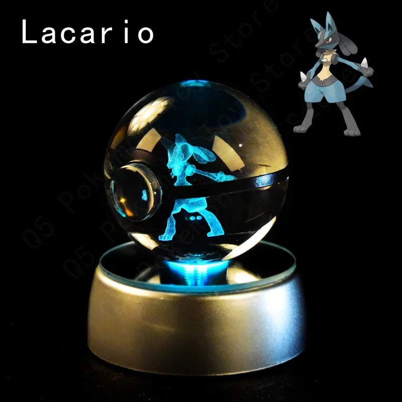 3D Pokemon Crystal Ball 7CM//5CM