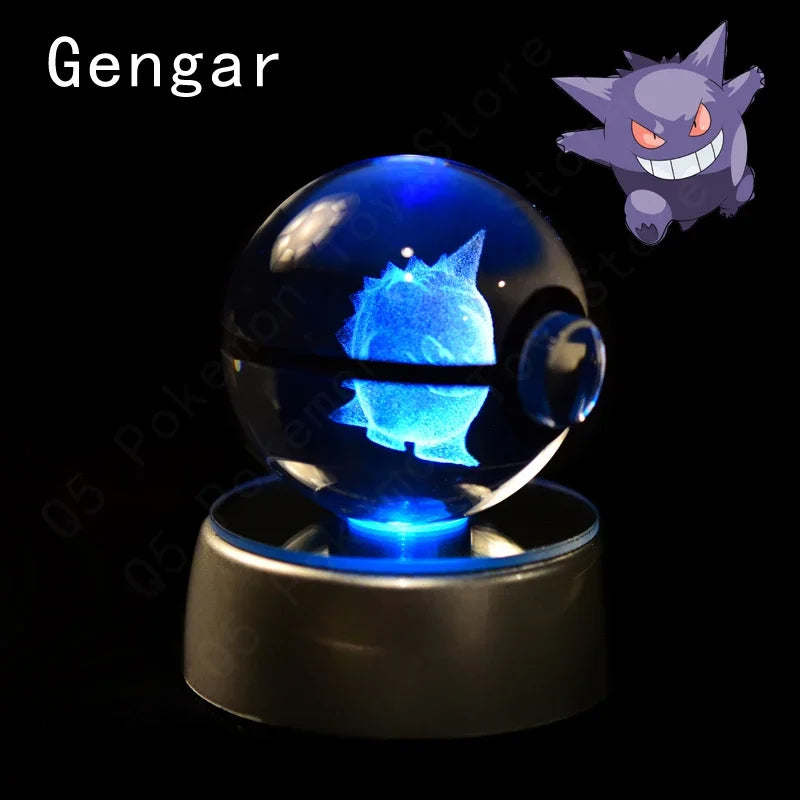 3D Pokemon Crystal Ball 7CM//5CM