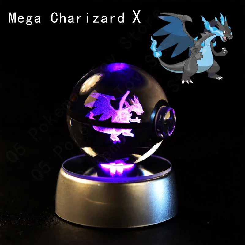 3D Pokemon Crystal Ball 7CM//5CM