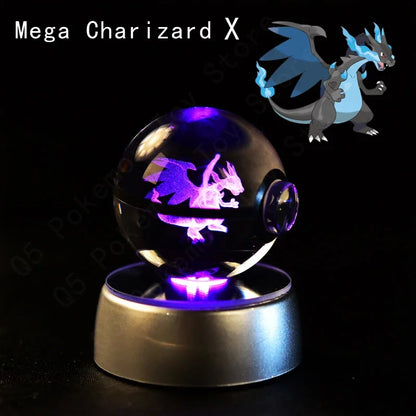 3D Pokemon Crystal Ball 7CM//5CM