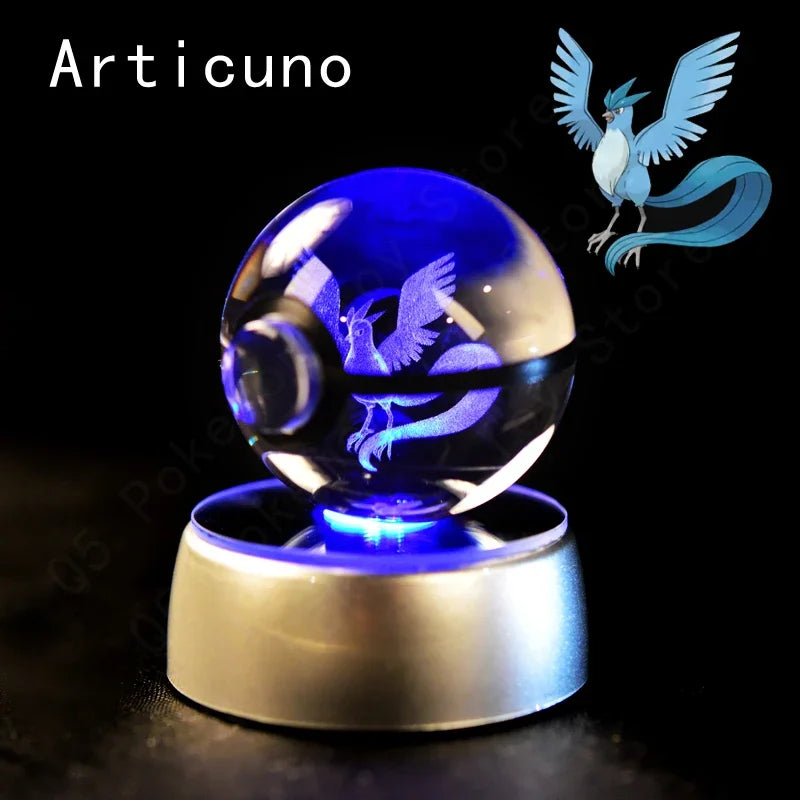 3D Pokemon Crystal Ball 7CM//5CM