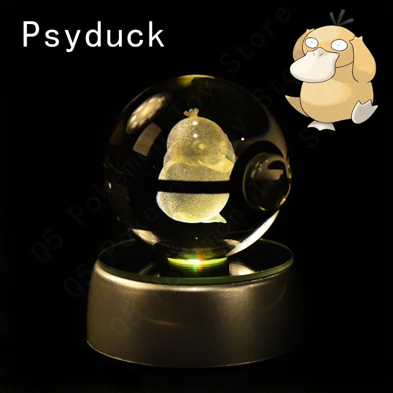 3D Pokemon Crystal Ball 7CM//5CM