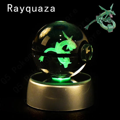 3D Pokemon Crystal Ball 7CM//5CM