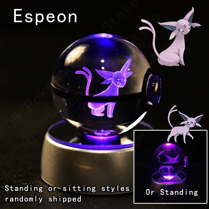 3D Pokemon Crystal Ball 7CM//5CM