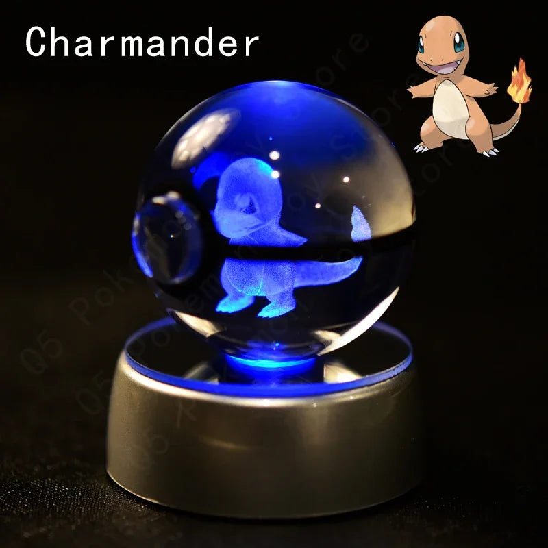 3D Pokemon Crystal Ball 7CM//5CM