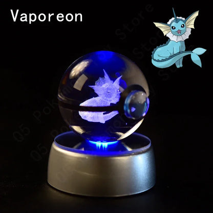 3D Pokemon Crystal Ball 7CM//5CM