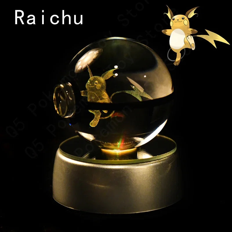 3D Pokemon Crystal Ball 7CM//5CM