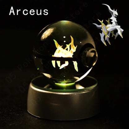 3D Pokemon Crystal Ball 7CM//5CM