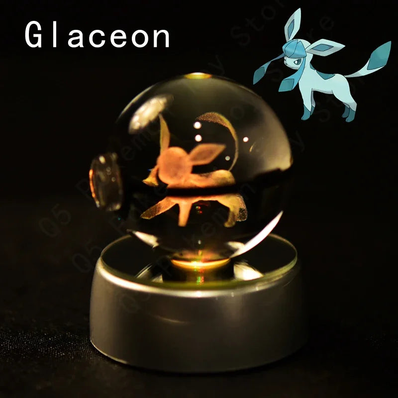 3D Pokemon Crystal Ball 7CM//5CM