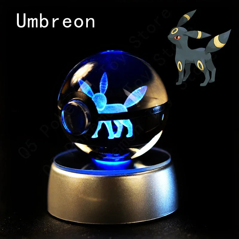 3D Pokemon Crystal Ball 7CM//5CM