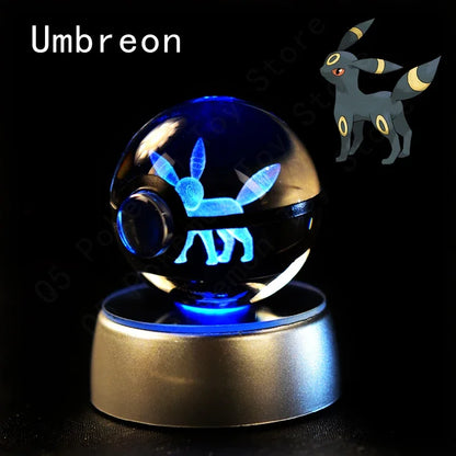 3D Pokemon Crystal Ball 7CM//5CM
