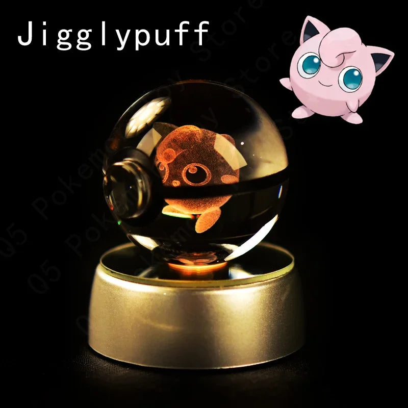 3D Pokemon Crystal Ball 7CM//5CM