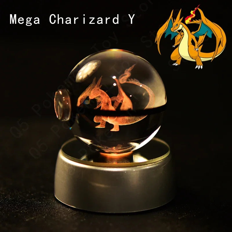 3D Pokemon Crystal Ball 7CM//5CM