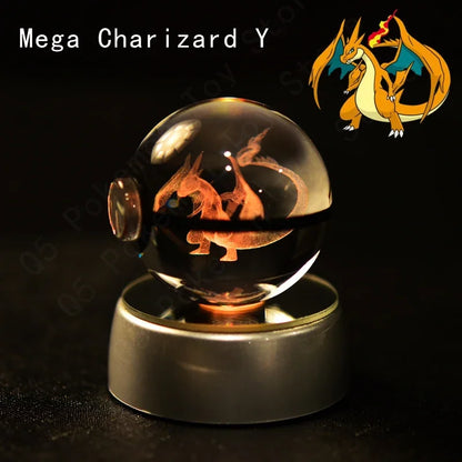 3D Pokemon Crystal Ball 7CM//5CM