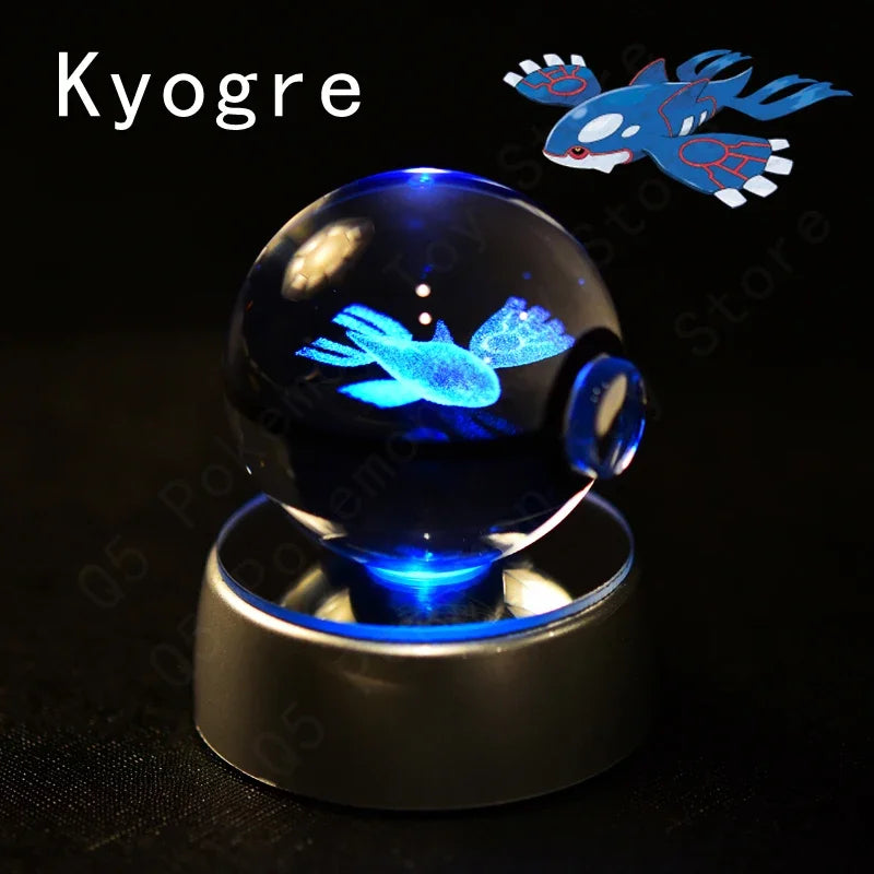3D Pokemon Crystal Ball 7CM//5CM