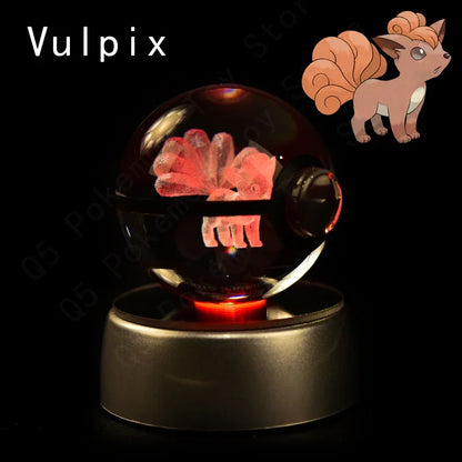 3D Pokemon Crystal Ball 7CM//5CM
