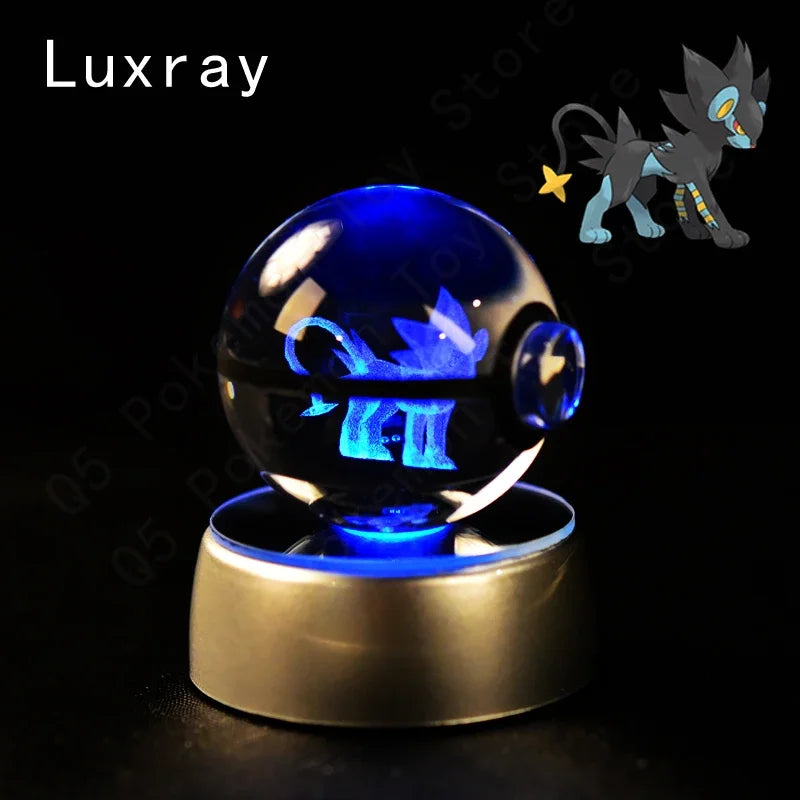 3D Pokemon Crystal Ball 7CM//5CM