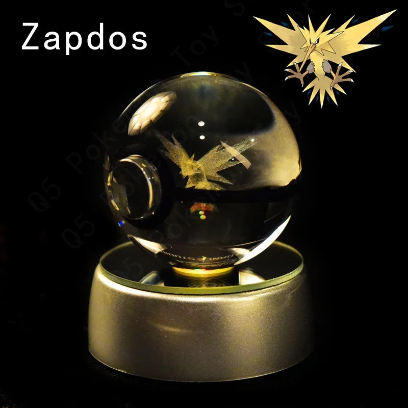 3D Pokemon Crystal Ball 7CM//5CM
