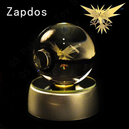 3D Pokemon Crystal Ball 7CM//5CM