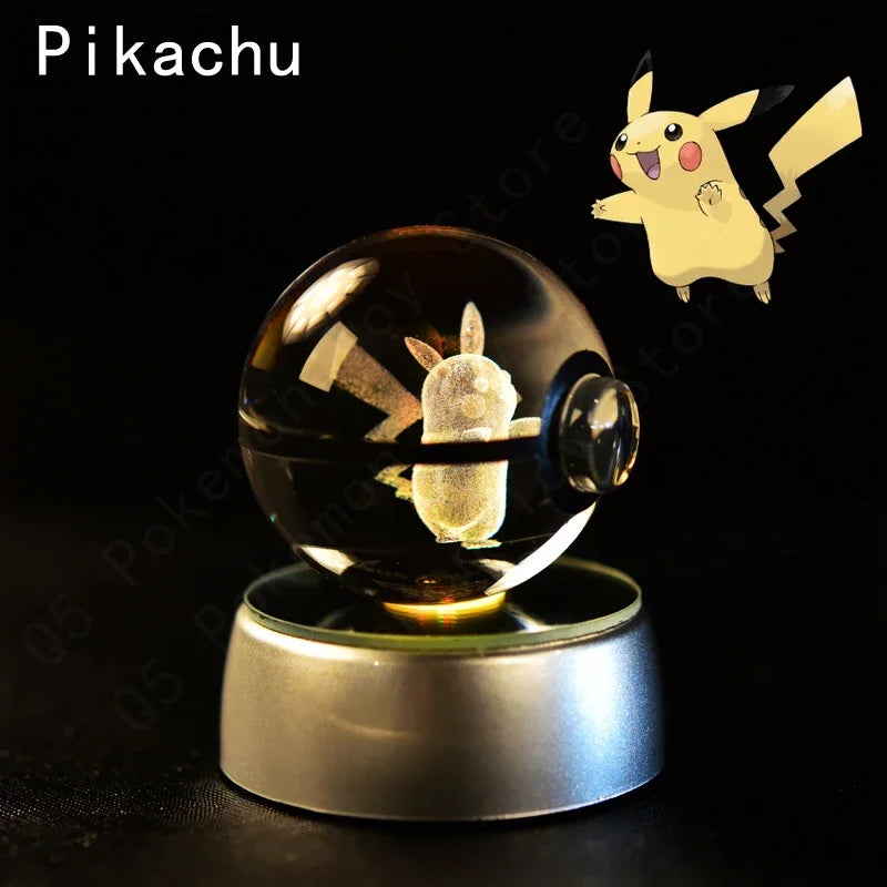 3D Pokemon Crystal Ball 7CM//5CM