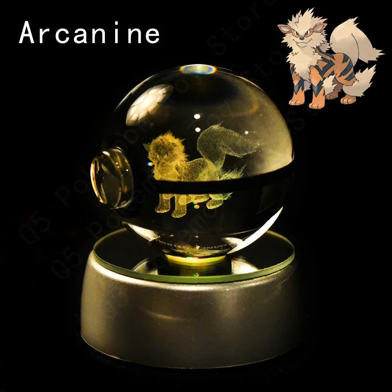3D Pokemon Crystal Ball 7CM//5CM