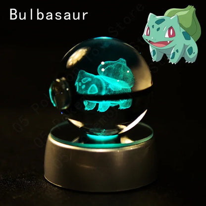 3D Pokemon Crystal Ball 7CM//5CM